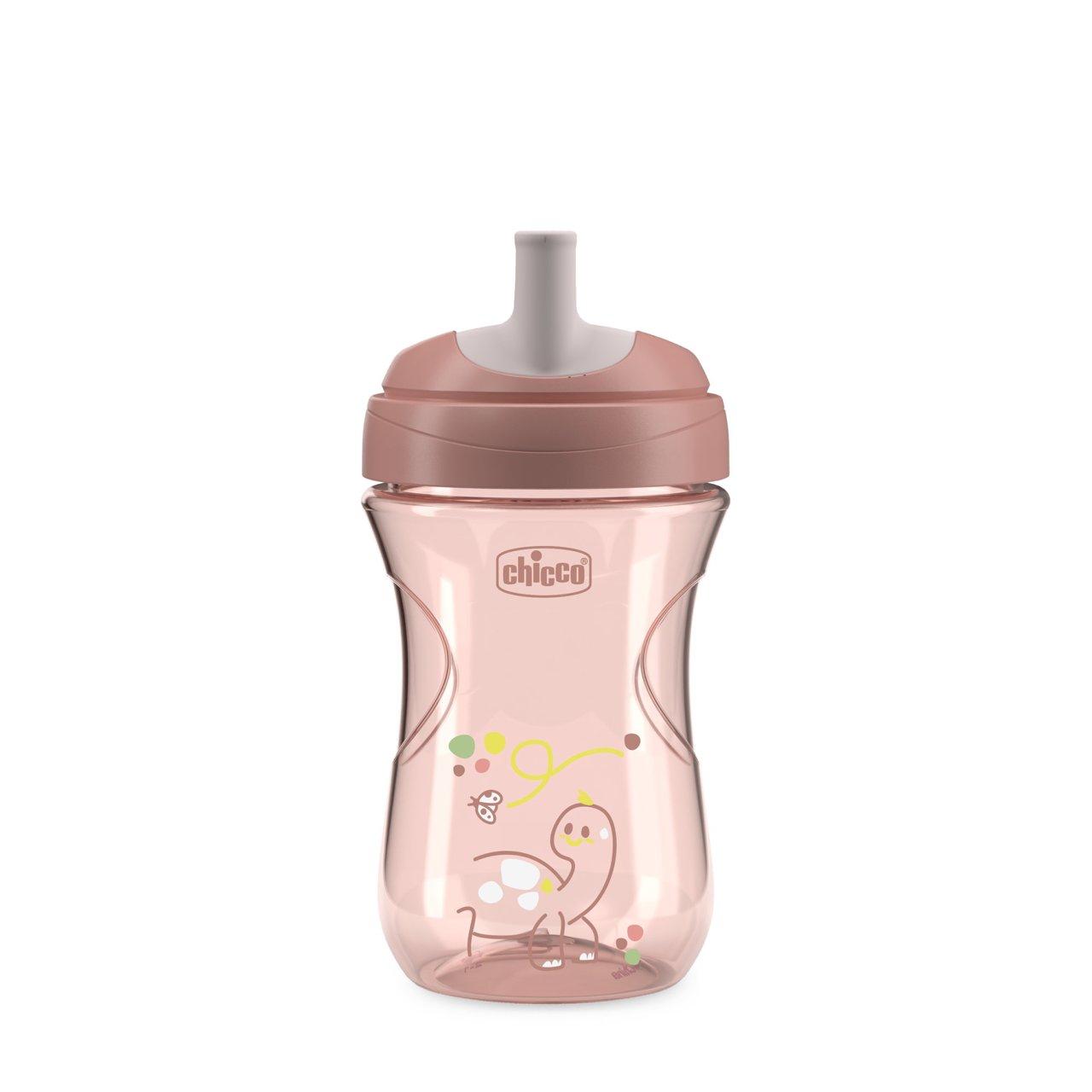 Tazza antigoccia Chicco Advanced per bambini dai 12 mesi, ideale per l'apprendimento autonomo del bere, con beccuccio ergonomico morbido e valvola rimovibile. | Chicco