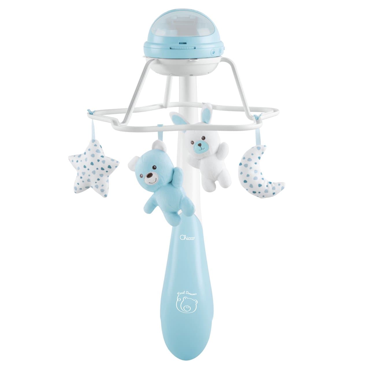 Giostrina musicale evolutiva Chicco Arcobaleno beige 3 in 1 con proiezione e telecomando, ideale per la nanna. | Chicco