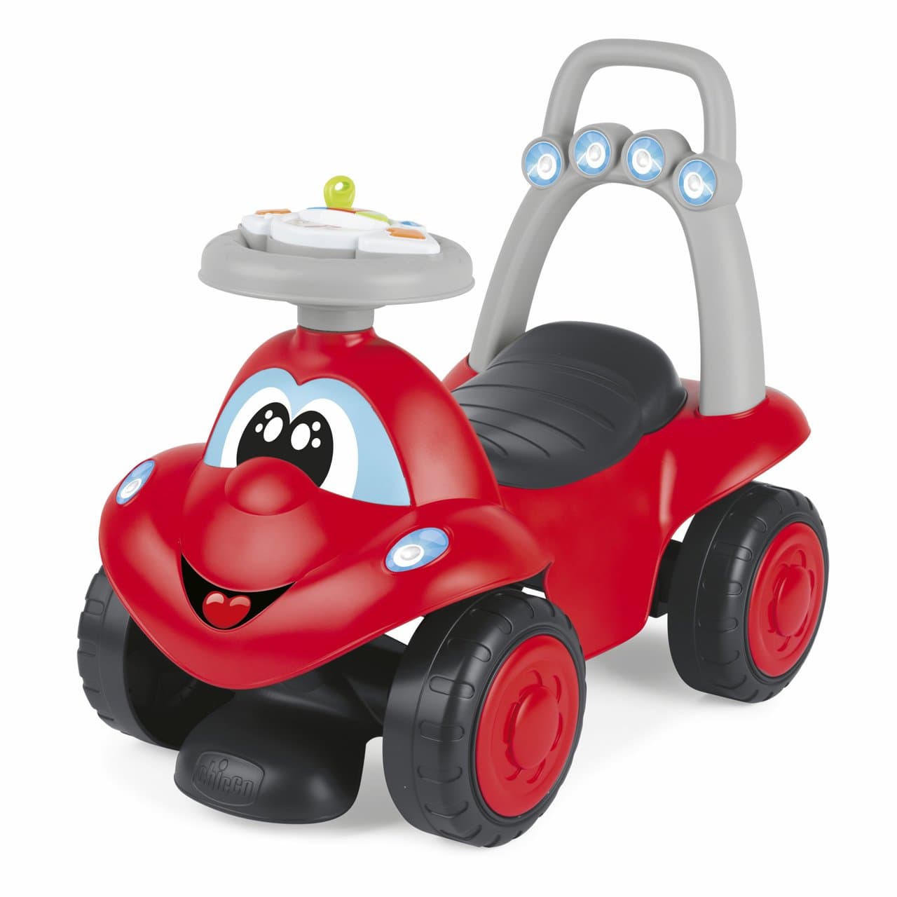 Chicco Billy Walk&Ride rosso, cavalcabile primi passi 2 in 1 per bambini dai 12 mesi, con impugnatura ergonomica e grandi ruote stabili. | Chicco