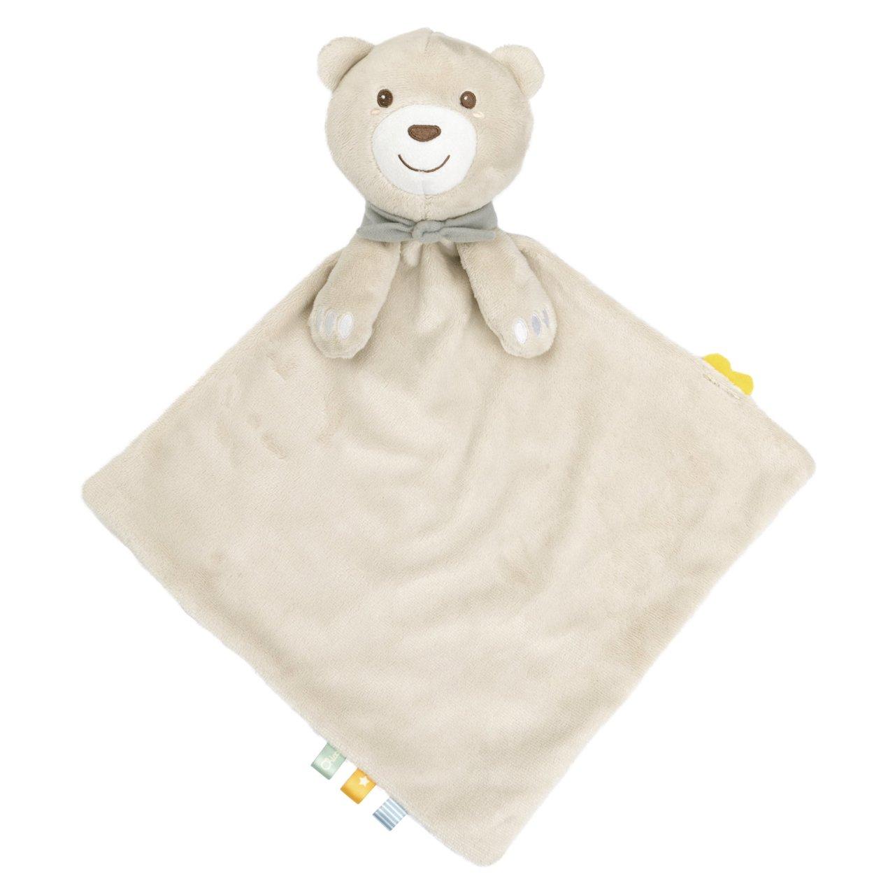 Maxi Doudou elettronico Chicco unisex in morbido velluto beige con farfalla in feltro, ideale per il relax dei neonati con melodie classiche. | Chicco