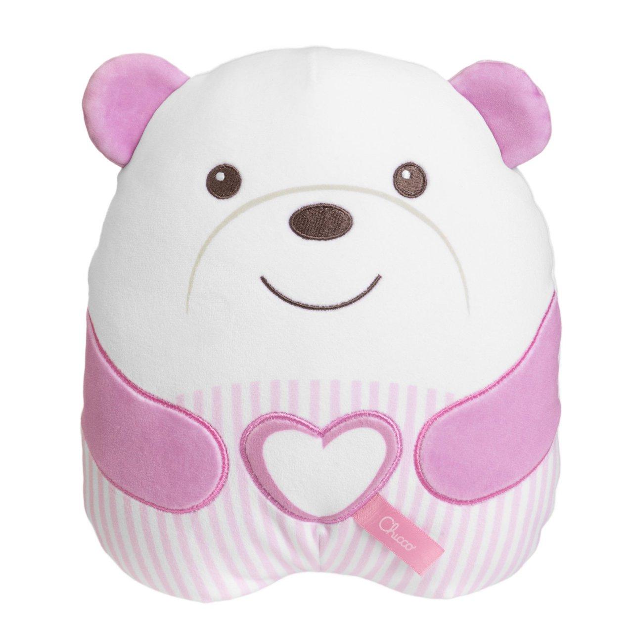 Orsetto Sweet Heart Chicco musicale unisex in morbido peluche rosa, con luce soffusa e melodie rilassanti per favorire il sonno del bambino. | Chicco