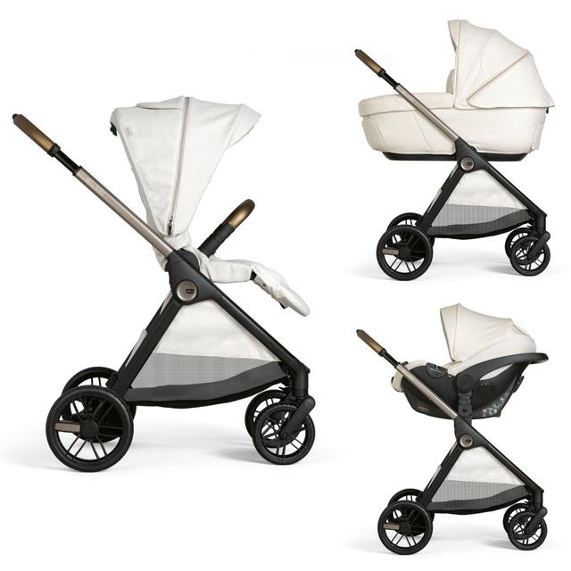 Trio Bellagio Gran Comfort Con Kory Plus Chicco grigio, sistema modulare passeggino, culla e seggiolino auto omologato dalla nascita fino a 22 kg. | Chicco