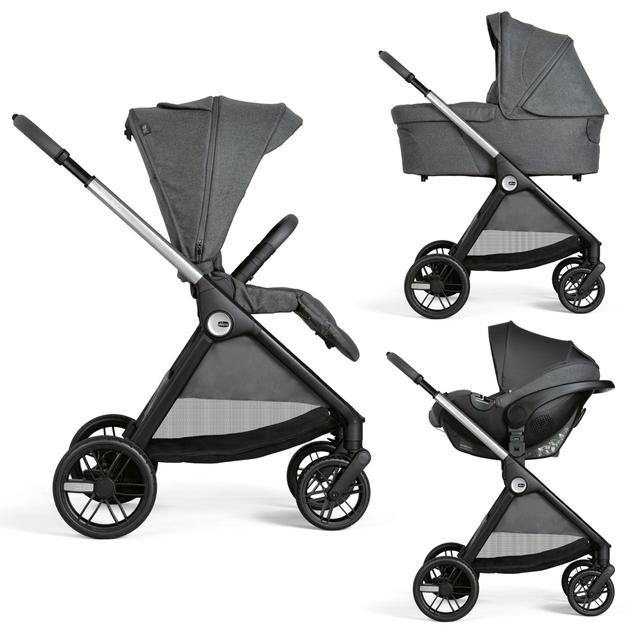 Trio Bellagio 2 Flexi con Kory Plus Chicco beige, passeggino modulare unisex con seduta reversibile e navicella leggera. | Chicco