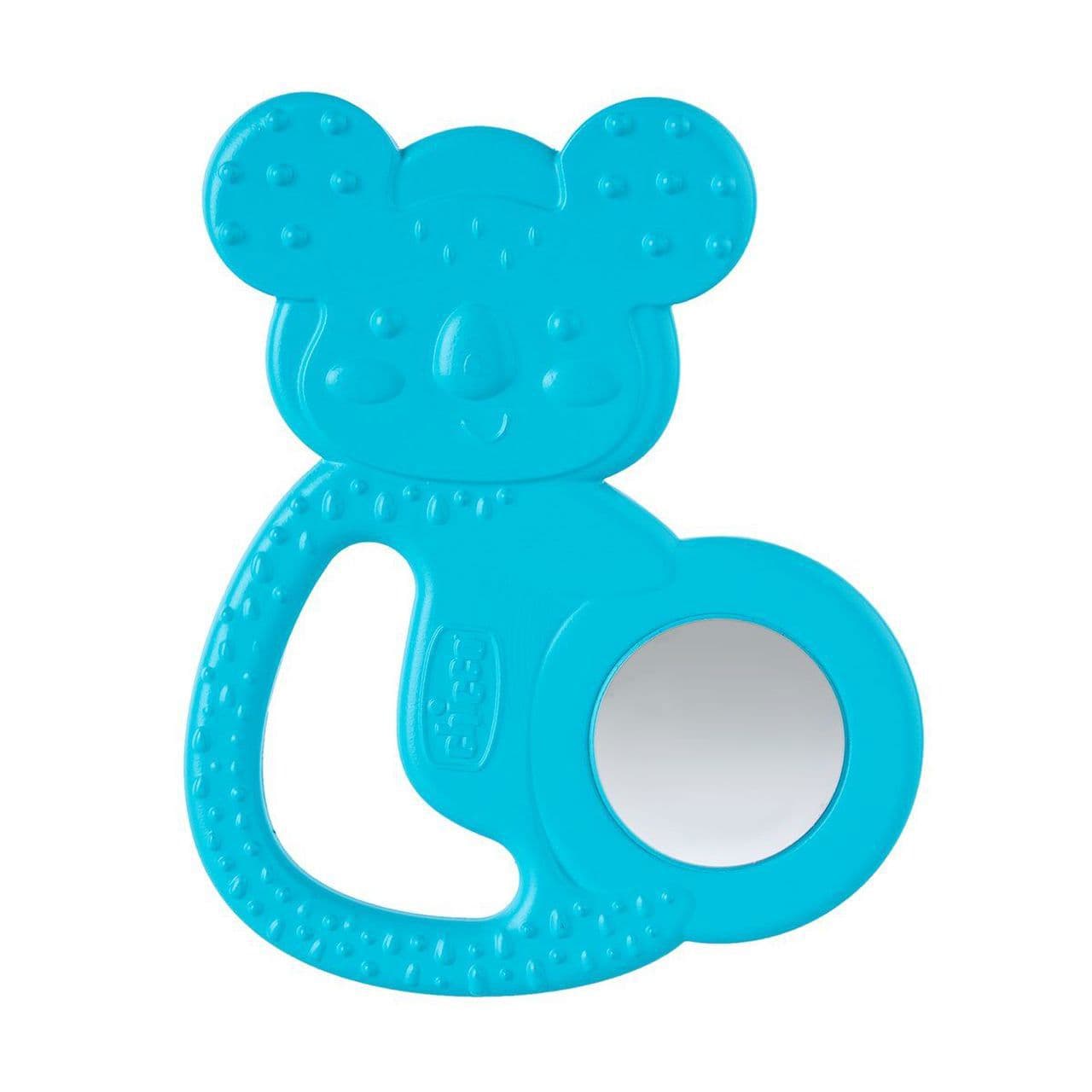 Massaggiagengive Koala refrigerante Chicco rosa in silicone alimentare con inserto in acciaio inossidabile per alleviare i fastidi della dentizione. | Chicco