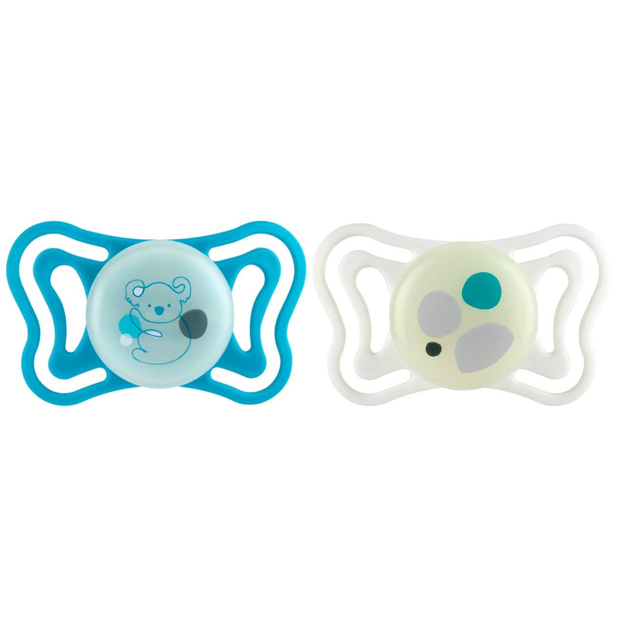 Succhietto PhysioForma Light Chicco verde 16-36 mesi in silicone morbido con tettarella indeformabile per la corretta postura della lingua. | Chicco