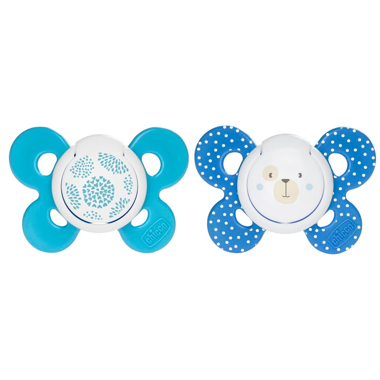 Succhietto PhysioForma Comfort 6-16m rosa in silicone per bambina, con forma extra ergonomica e finitura SOFT SENSE. | Chicco
