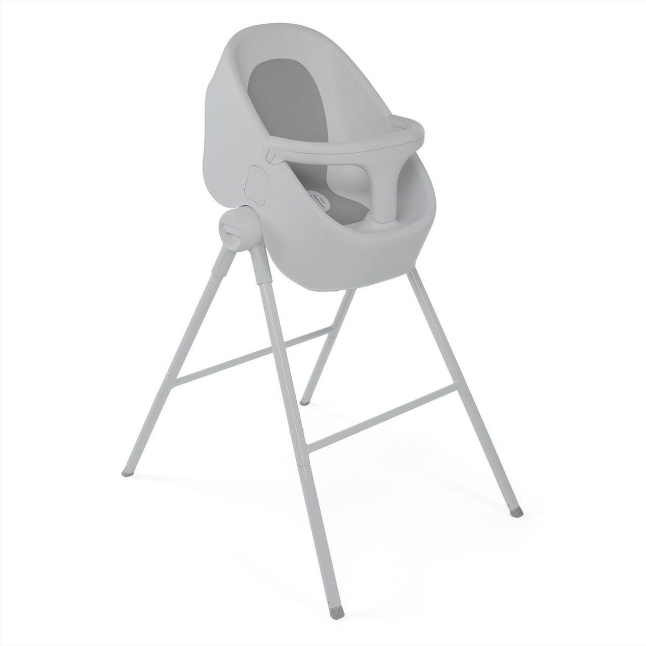 Vaschetta per il bagnetto Chicco Bubble Nest grigio unisex, con inserto morbido in gomma e barra di sicurezza a T, ideale per neonati fino a 12 mesi. | Chicco