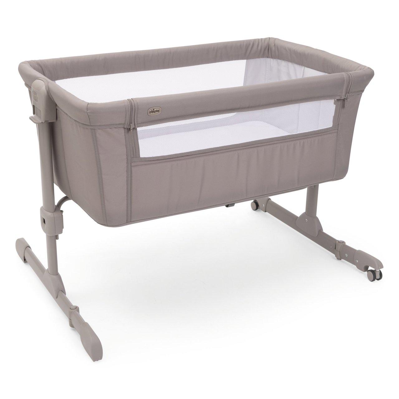 Culla co-sleeping Chicco Next2Me Essential beige con finestre in rete e materasso traspirante, ideale per neonati fino a 6 mesi. | Chicco