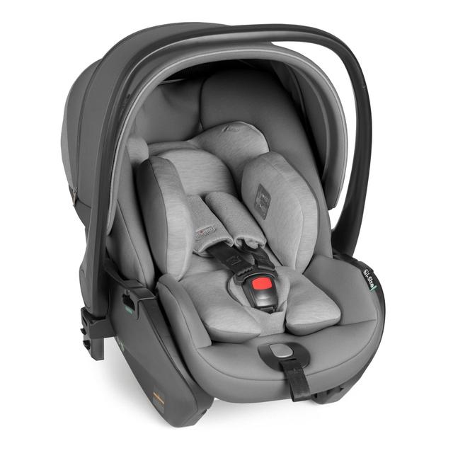 Seggiolino auto neonato Chicco First-seat Recline I-size grigio unisex, con inserti in bambù traspirante e sistema Easy-Flat Recline. | Chicco