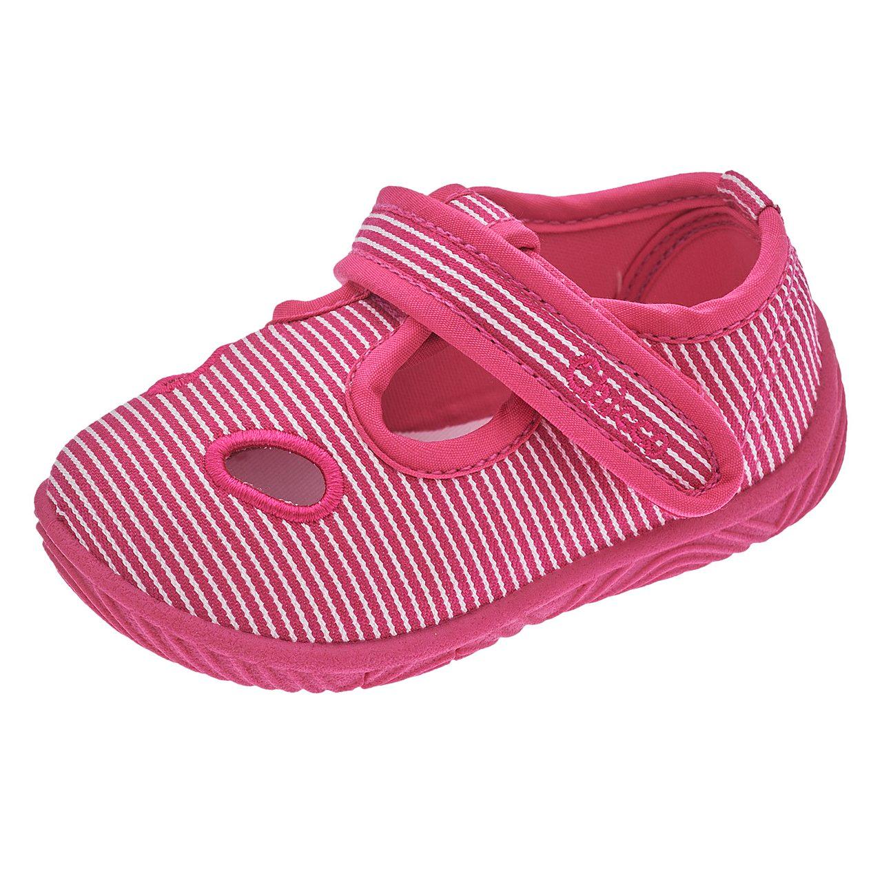 Pantofola da bambina Chicco Tomos bianca con chiusura a strappo e suola flessibile, ideale per primavera ed estate. | Chicco
