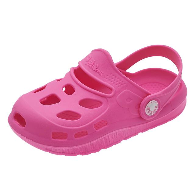 Sandalo Main Chicco unisex per bambina in morbido materiale rosa, ideale per mare e estate, con cinturino posteriore trasformabile in sabot. | Chicco