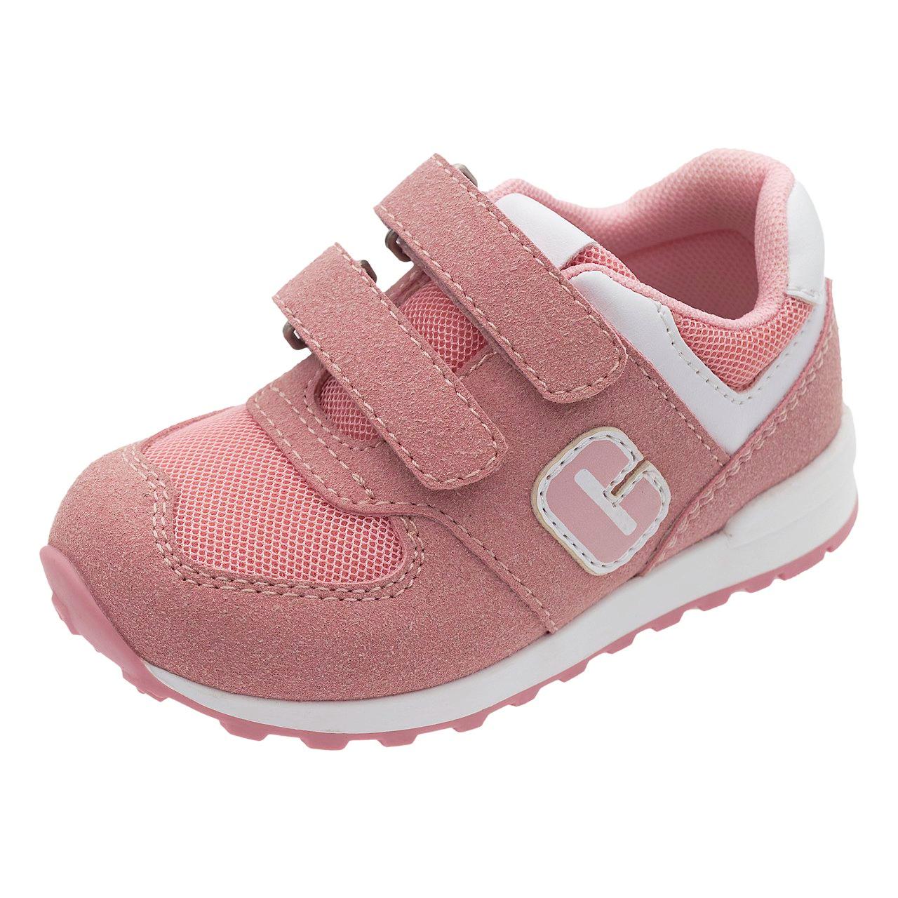 Sneakers bambina Chicco Civas rosa con doppio strappo regolabile e inserti in tessuto tecnico, ideali per la primavera/estate. | Chicco