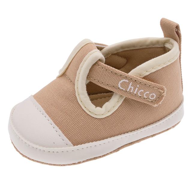 Sandalo bambino Chicco Nectar beige in tessuto, con chiusura a strappo regolabile e punta arrotondata, ideale per primavera/estate. | Chicco