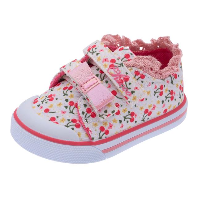 Sneakers primi passi fucsia con stampa floreale e fiore 3D per bambina Giusy Chicco, suola Flex-zone e sottopiede Impronta Chicco. | Chicco