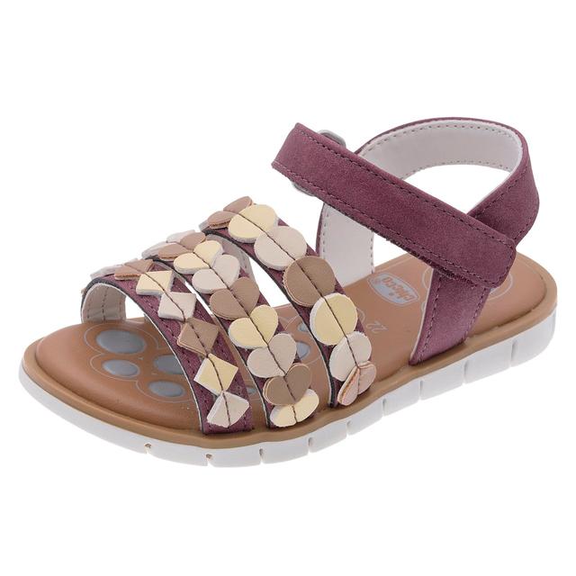 Sandalo da bambina Chicco Clodia rosa pastello con chiusura a strappo Flex-zone e suola flessibile per il massimo comfort. | Chicco