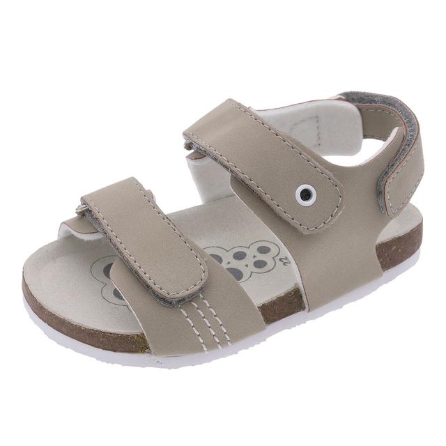 Sandalo Fioretto Chicco rosa per bambina, con tripla chiusura regolabile e sottopiede "Impronta Chicco" per supportare l'arco plantare. | Chicco