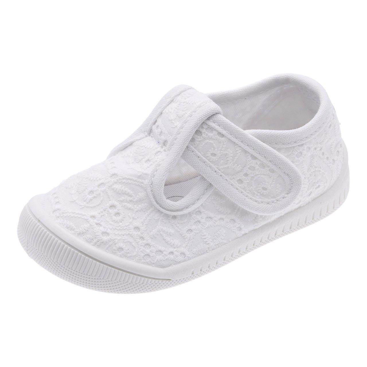 Sandalo Chicco Barefoot rosa per bambina, modello Coddy, in tessuto morbido e flessibile con chiusura a strappo e suola ampia per un passo naturale. | Chicco