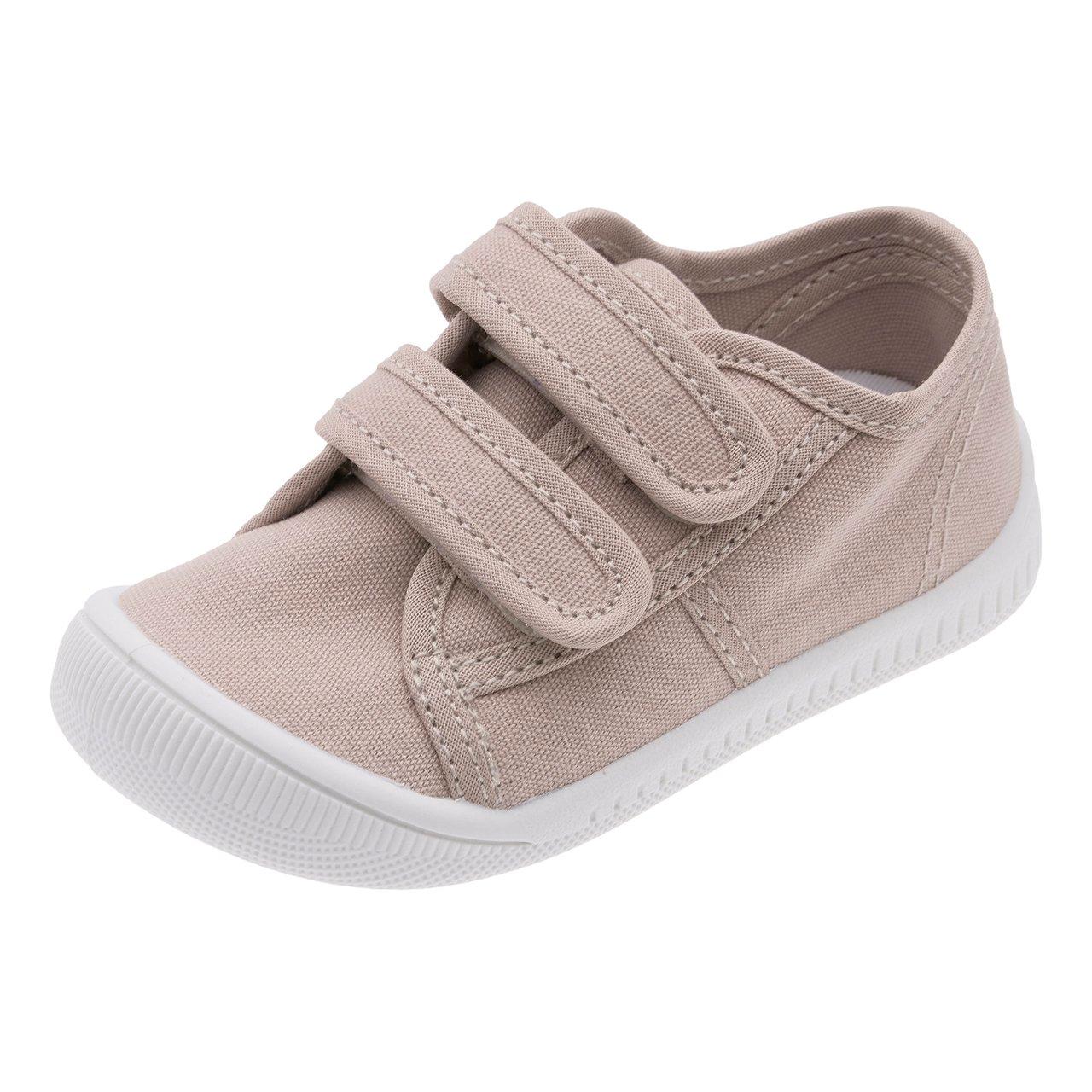 Sneakers destrutturate rosa Chicco unisex, ideali per primavera/estate, con tessuto morbido, suola piatta e doppio strappo per calzata personalizzata. | Chicco