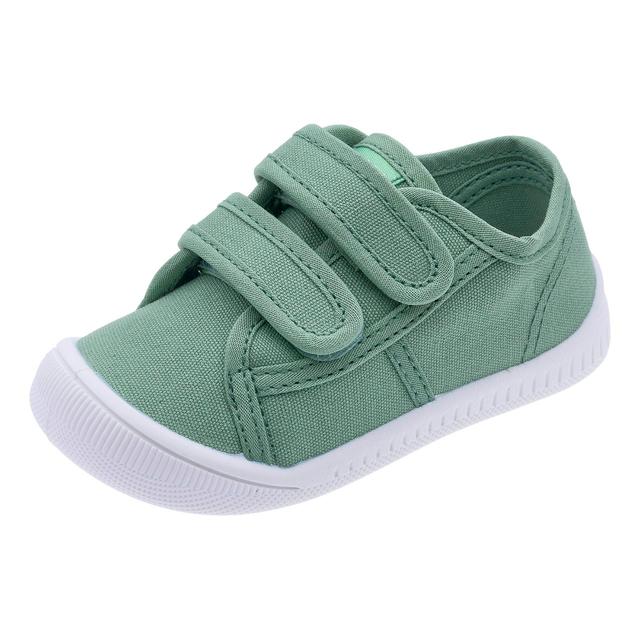 Sneakers destrutturate rosa Chicco unisex, ideali per primavera/estate, con tessuto morbido, suola piatta e doppio strappo per calzata personalizzata. | Chicco