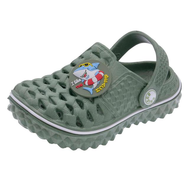 Sandalo mare bambino Monet verde unisex Chicco, leggerissimo e versatile, indossabile come sabot o sandalo con cinturino posteriore. | Chicco