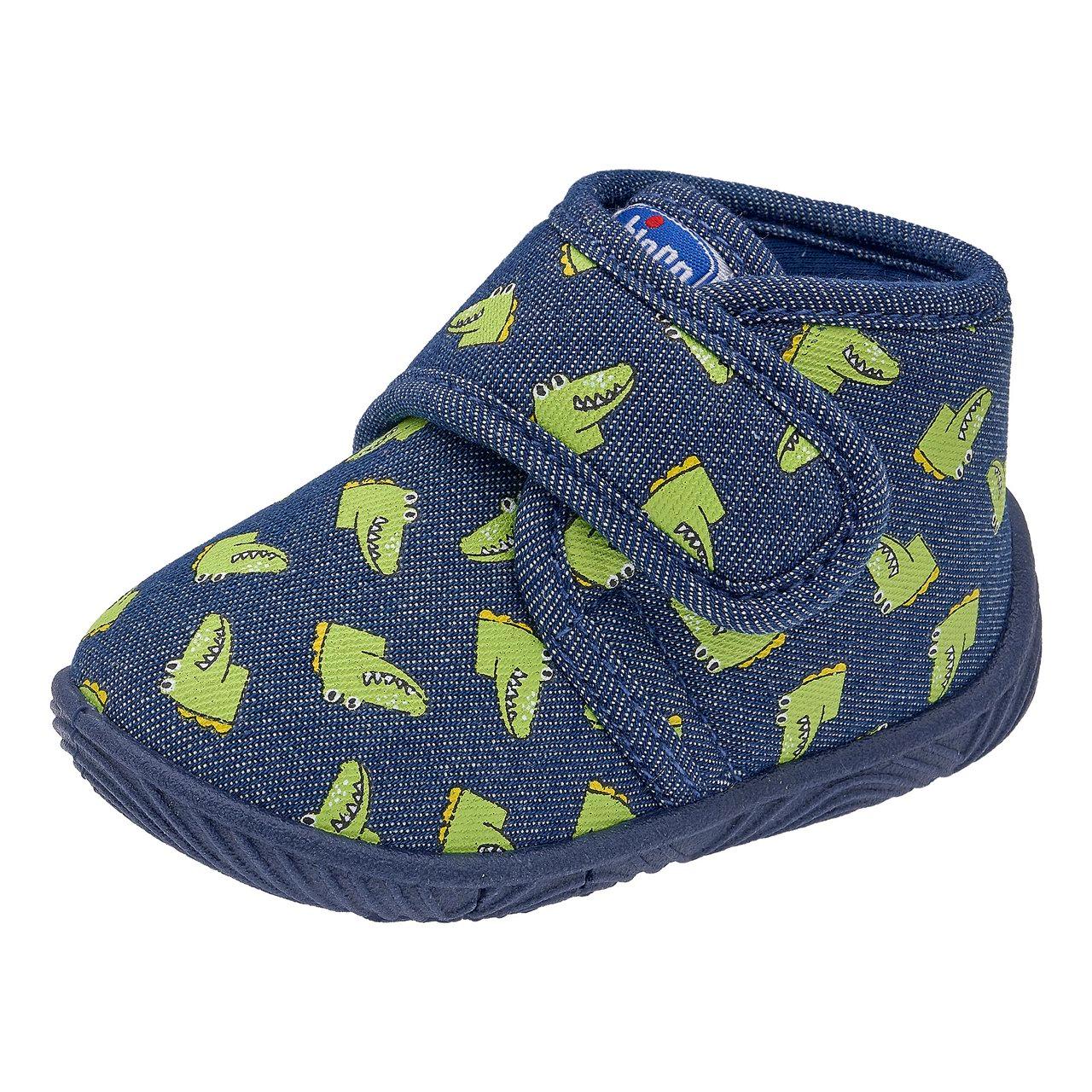 Pantofola bambina Chicco Timbal argento con stampa fiori e cuori, chiusura a strappo e suola Flex-Zone per la mobilità del piede. | Chicco
