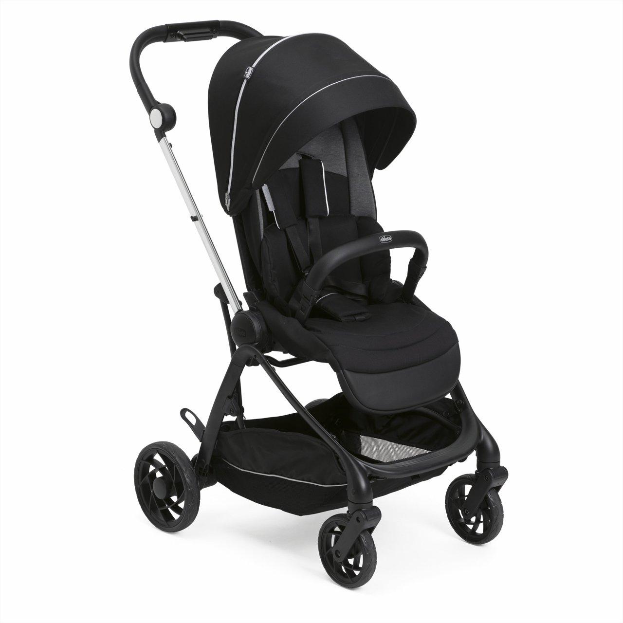 Passeggino modulare Chicco One4Ever Lounge grigio unisex, con schienale reclinabile e ruote ammortizzate, ideale fino a 22 kg. | Chicco