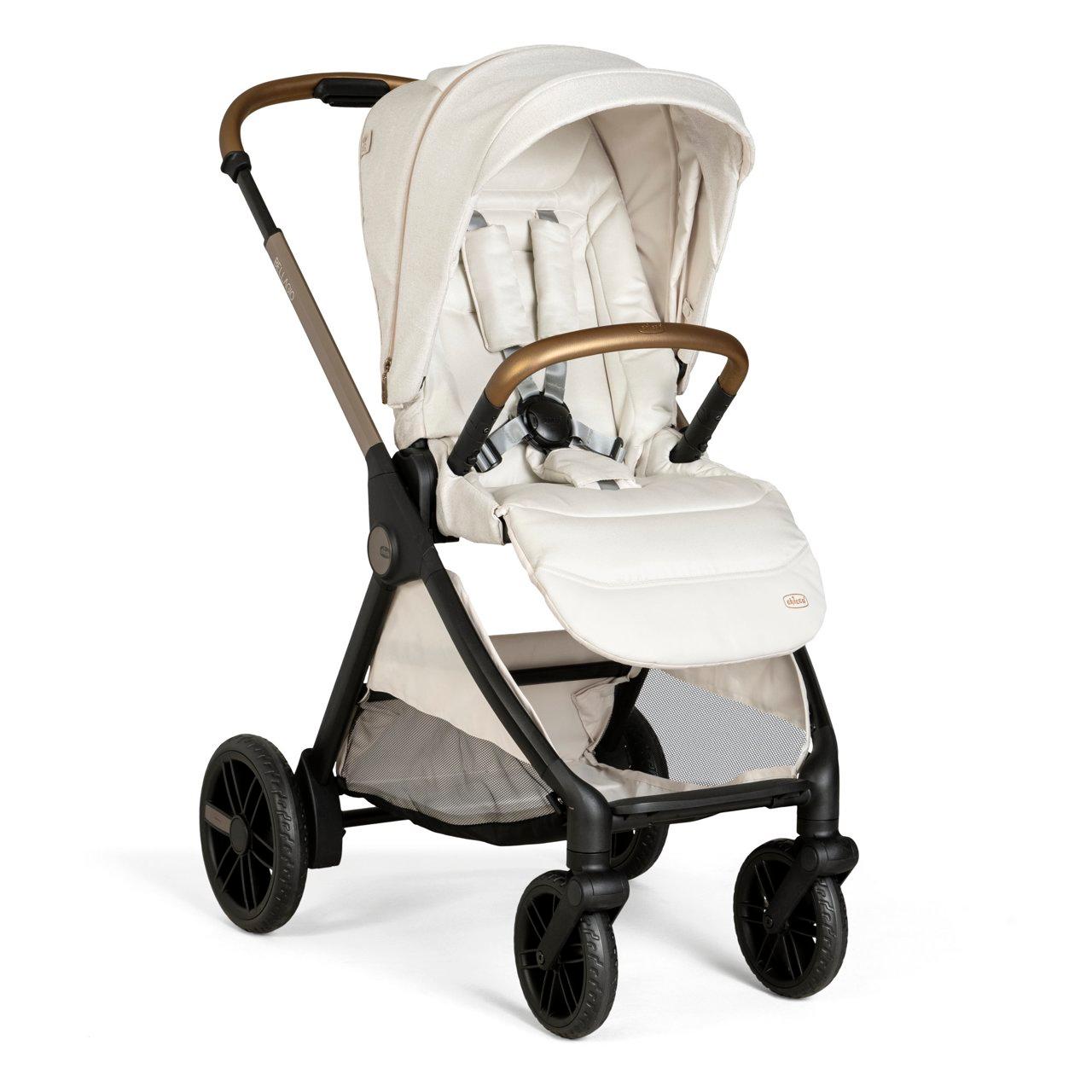 Passeggino Bellagio Chicco unisex verde, con seduta reversibile e capotte UV50+ e anti pioggia, ideale per ogni stagione. | Chicco