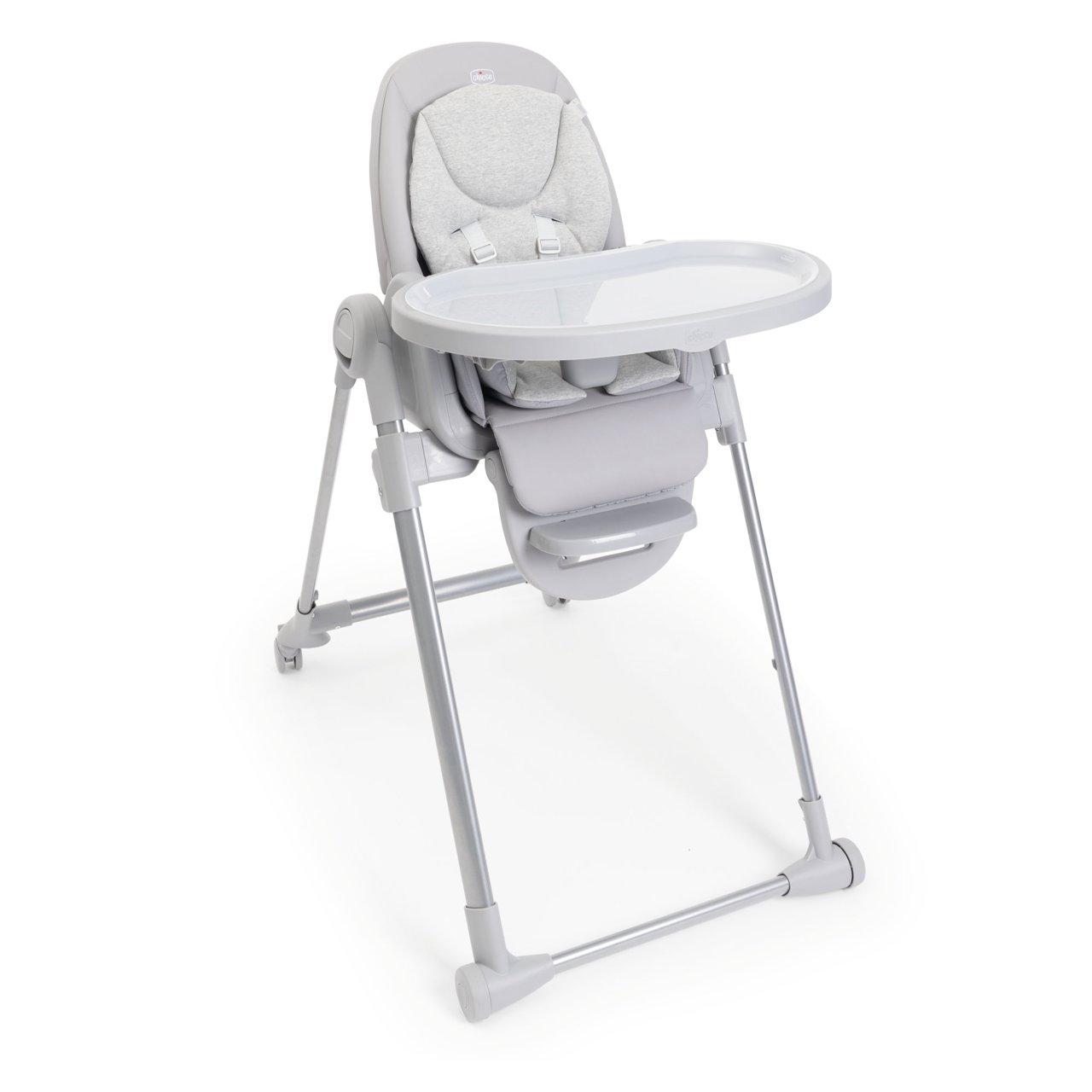 Seggiolone Chicco Polly Armonia marrone unisex 3in1, trasformabile in sdraietta e sedia, con riduttore in cotone organico. | Chicco
