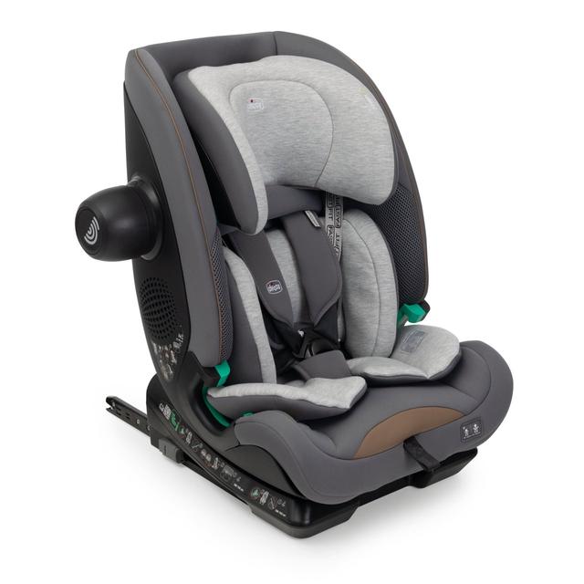 Seggiolino auto Chicco Seat&go i-Size grigio, omologato ECE R129/03, per bambini da 15 mesi a 12 anni, con Isofix. | Chicco