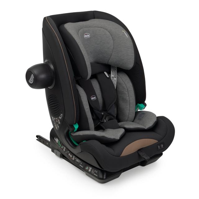 Seggiolino auto Chicco Seat&go i-Size grigio, omologato ECE R129/03, per bambini da 15 mesi a 12 anni, con Isofix. | Chicco