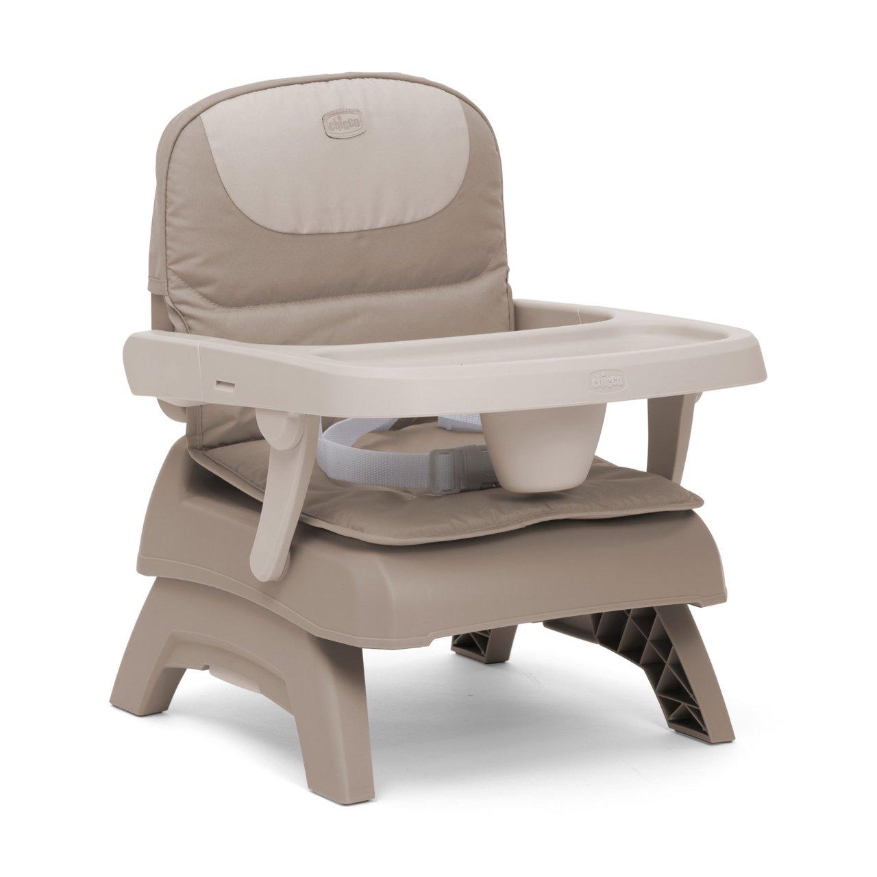 Rialzo sedia regolabile Chicco Bento rosso, ideale per bambini 6-36 mesi, con due altezze, tessuto soffice e vassoio rimovibile. | Chicco