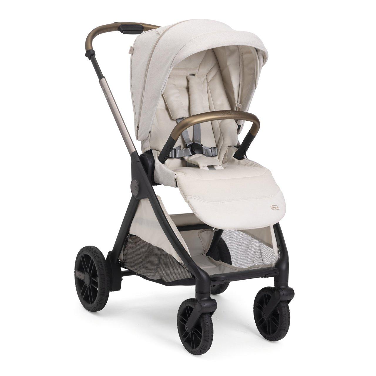 Passeggino Bellagio 2 Chicco grigio unisex, ideale per ogni stagione, con chiusura OneTouch e seduta reversibile. | Chicco