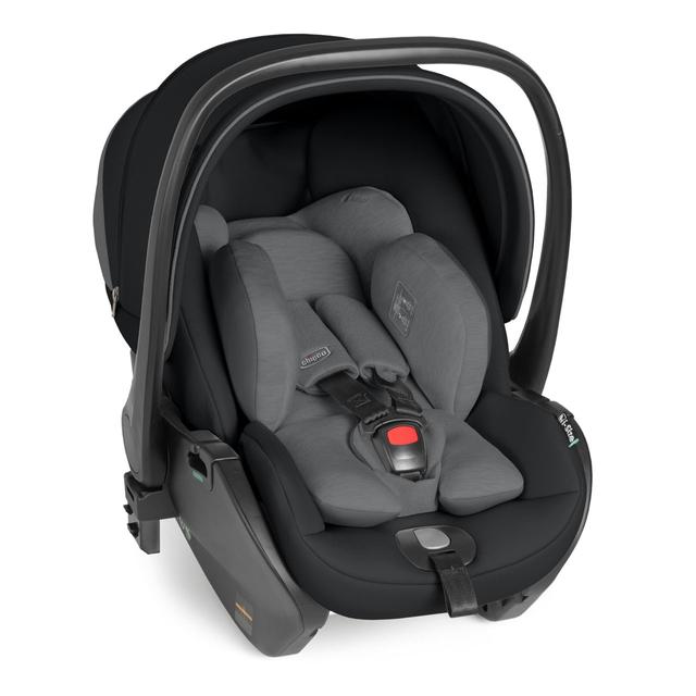 Seggiolino auto neonato Chicco First-seat Recline I-size grigio unisex, con inserti in bambù traspirante e sistema Easy-Flat Recline. | Chicco