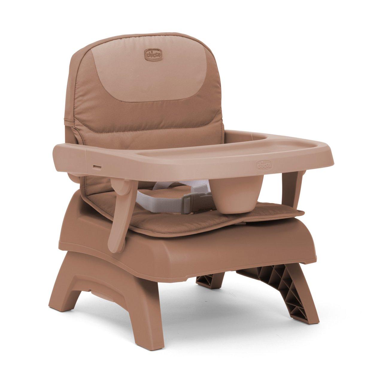 Rialzo sedia regolabile Chicco Bento rosso, ideale per bambini 6-36 mesi, con due altezze, tessuto soffice e vassoio rimovibile. | Chicco