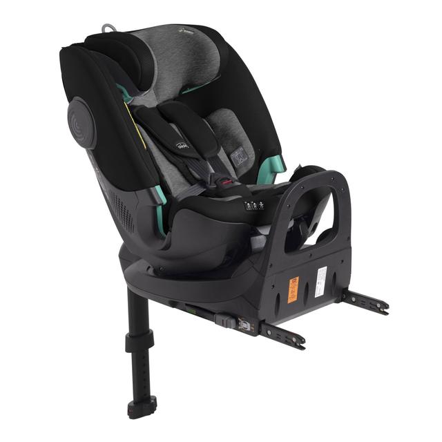 Seggiolino auto Chicco Fullseat 360 i-Size grigio unisex, con base rotante 360°, per bambini da 61 a 150 cm, realizzato in fibra di bambù traspirante. | Chicco