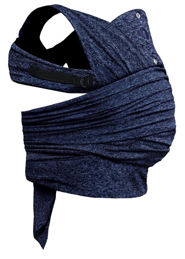 Boppy Comfyfit Evolution portabebè unisex blu, un marsupio innovativo che unisce morbidezza e struttura per un contatto intimo. | Chicco