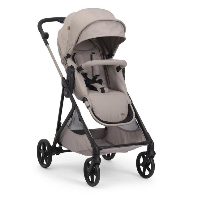 Passeggino Chicco Seety 2 beige, leggero e compatto, ideale per la città, con chiusura ad una mano e protezione UV50+. | Chicco
