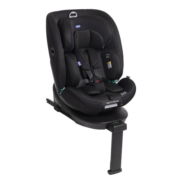 Seggiolino auto Chicco Everone i-Size nero unisex, con rotazione 360° e poggiatesta regolabile, ideale da 40 a 150 cm. | Chicco