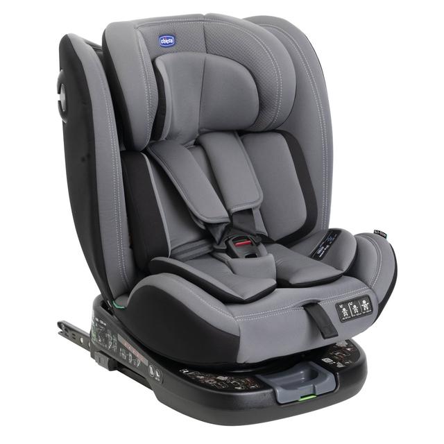 Seggiolino auto Chicco Unico Evo I-size blu, unisex, per neonati e bambini da 40 a 150 cm, con rotazione 360° e Isofix. | Chicco