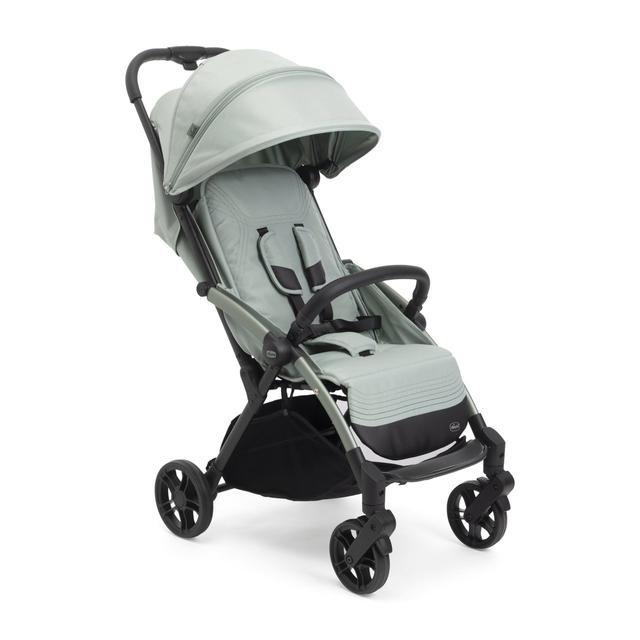 Passeggino Goody XPlus Chicco blu, leggero e unisex, con chiusura automatica OneTouch, ideale dalla nascita fino a 22 kg, dotato di ruote ammortizzate e cappottina UV50+. | Chicco