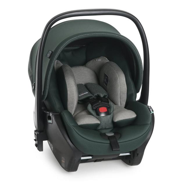 Seggiolino auto neonato Chicco First-seat Recline I-size grigio unisex, con inserti in bambù traspirante e sistema Easy-Flat Recline. | Chicco