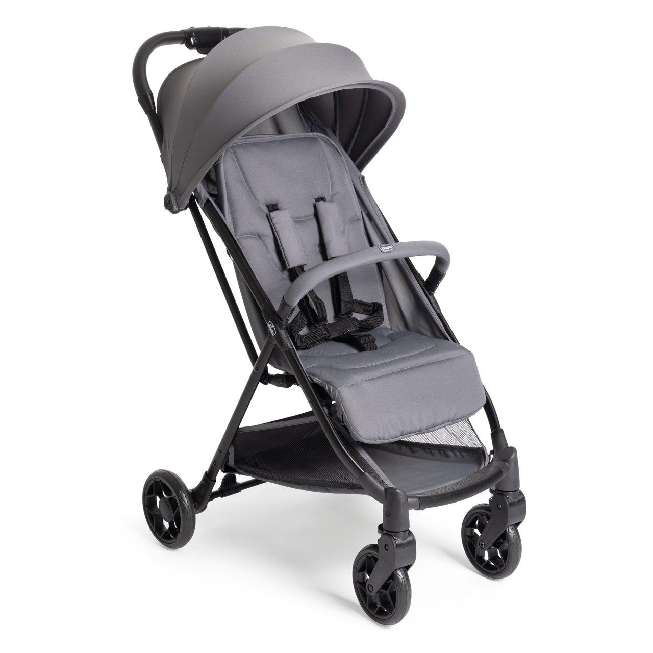 Passeggino leggero Chicco Urbino rosso, omologato dalla nascita fino a 22 kg, con chiusura rapida e peso di 6,3 kg. | Chicco