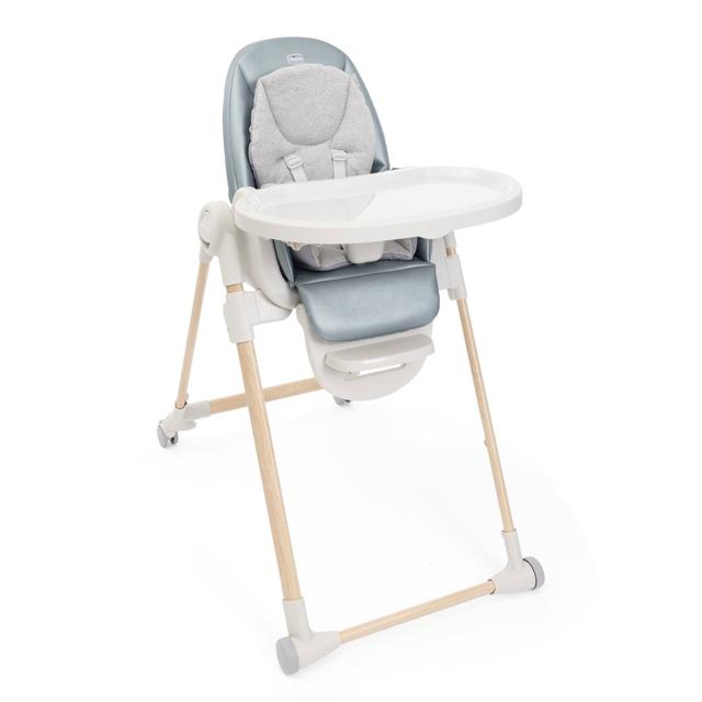 Seggiolone Chicco Polly Armonia marrone unisex 3in1, trasformabile in sdraietta e sedia, con riduttore in cotone organico. | Chicco