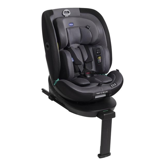 Seggiolino auto Chicco Everone i-Size nero unisex, con rotazione 360° e poggiatesta regolabile, ideale da 40 a 150 cm. | Chicco