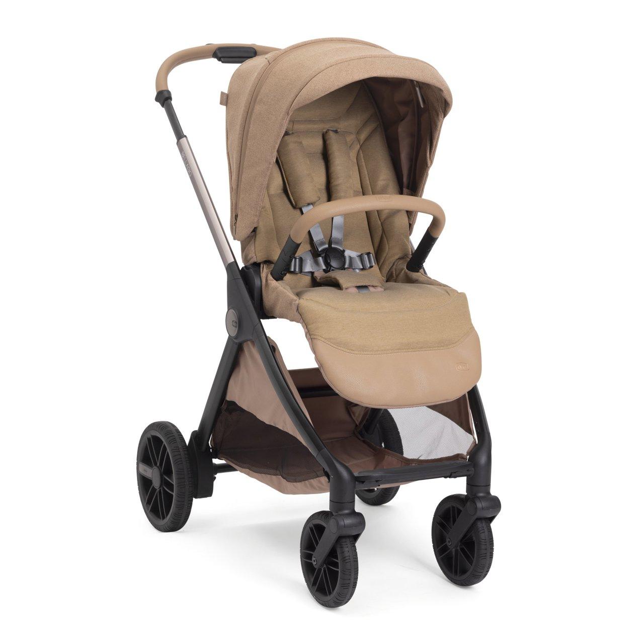 Passeggino Bellagio 2 Chicco grigio unisex, ideale per ogni stagione, con chiusura OneTouch e seduta reversibile. | Chicco