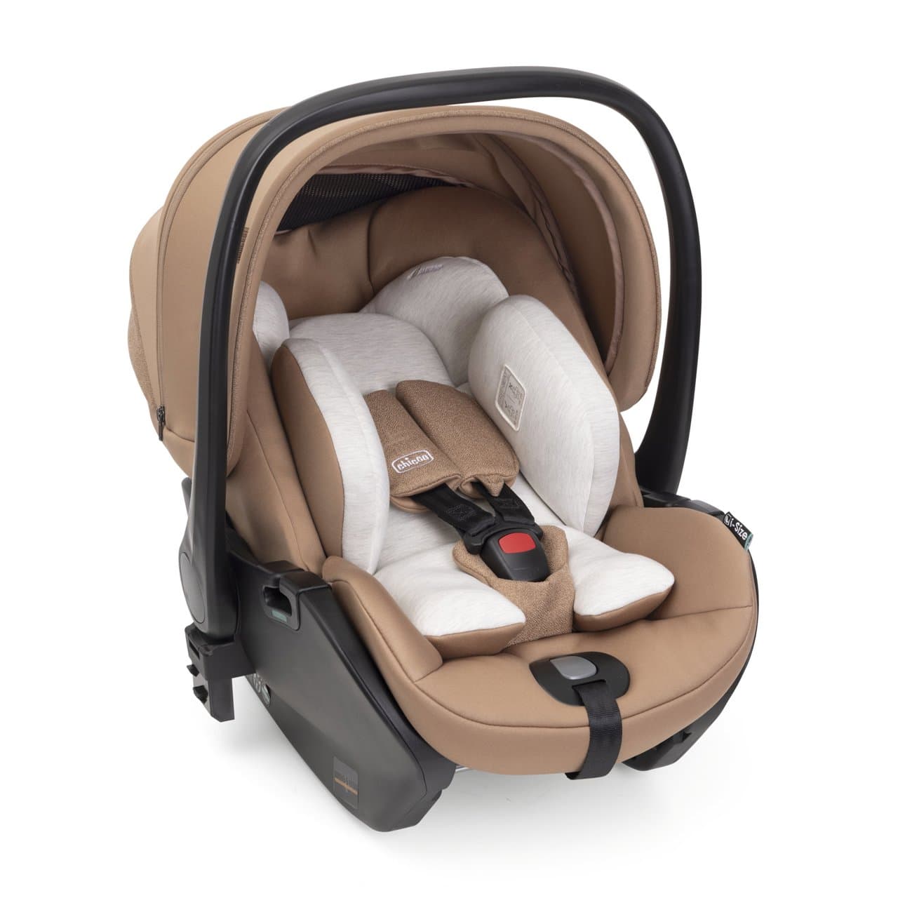 Seggiolino auto neonato Chicco First-Seat Recline 2 i-Size beige, unisex, con sistema Easy-Flat Recline e riduttore Energy-Absorber. | Chicco