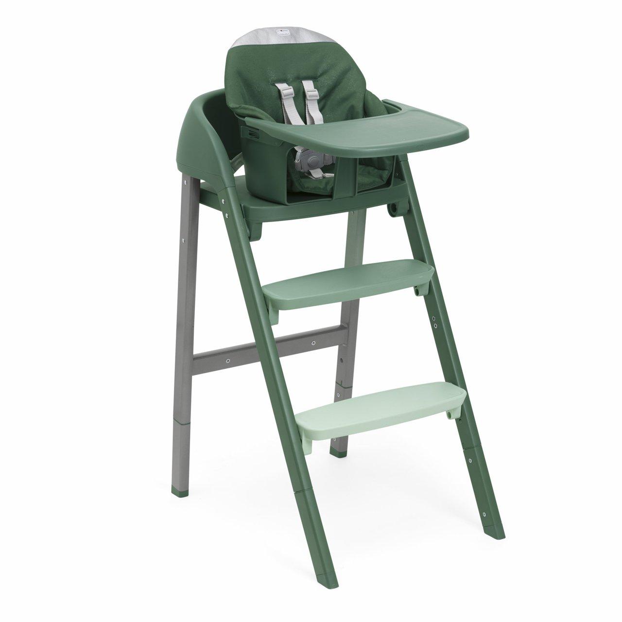 Sedia evolutiva Crescendo Up Chicco rossa, ideale da 6 mesi a 99 anni, con poggiapiedi regolabile e vassoio incluso. | Chicco