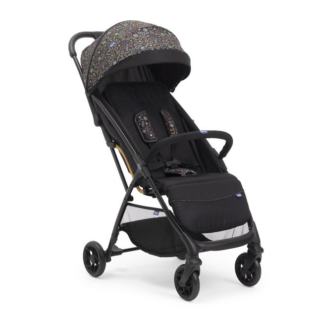 Passeggino Chicco Glee grigio, leggero e compatto, con schienale reclinabile e cappottina UV50+, ideale per ogni stagione. | Chicco