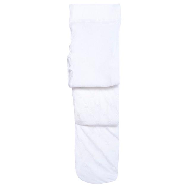 Collant in microfibra bianchi per bambina Chicco, ideali per primavera/estate, realizzati in poliammide ed elastan, certificati Oeko-Tex. | Chicco