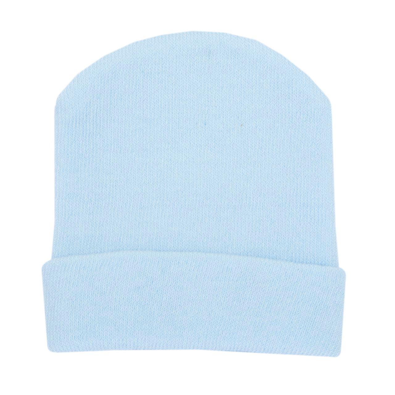 Cappello in maglia rosa elasticizzata per bambina Chicco con risvolto, in cotone sostenibile Oeko-Tex, taglia 0-6 mesi. | Chicco
